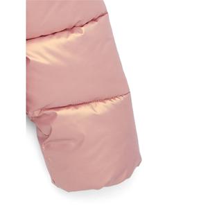 Veste matelassée à capuche avec fermeture éclair, coupe-vent, manteau d'hiver unisexe, décontracté, couleur unie, coupe régulière, longueur courte, polyester épais - Product Image 3