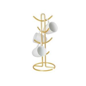 Support mural en fer pour tasses, idéal pour gagner de la place, organiser les tasses de manière sécurisée sur les murs, les étagères et les comptoirs. - Product Image 2