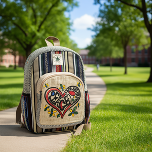 Hemp Cotton Student <b>Backpack</b> - Product Image 3