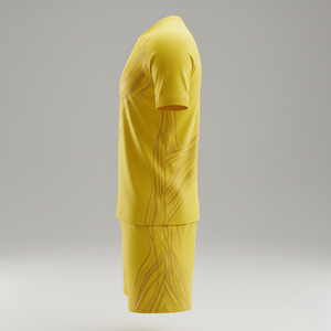 Conjunto Deportivo de Dos Piezas Unisex con Camiseta de Fútbol y Pantalones Cortos, Informal, para Entrenamiento de Fútbol, Gimnasio, Fitness, Ropa Deportiva Personalizada OEM - Product Image 3