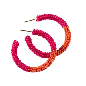 Diseño bohemio hecho a mano con cuentas de colores premium, en rojo y más colores, para niñas, de la India. - Product Image 5