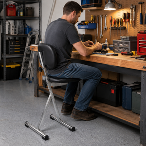 Vietnam Utility Workshop Chair Industrial <b>Adjustable</b> <b>Stool</b> Multi-Functional Foldable with <b>Height</b> <b>Adjustable</b> Seat GAPGAR037 - Product Image 1