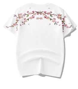 High Quality Custom Logo Digital Print Knitted Cotton Blend Unisex Regular Fit Casual Winter Short Sleeve <b>T</b>-<b>Shirt</b> 180g - Product Image 3