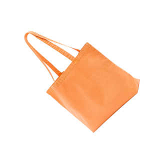 กระเป๋าผ้าแคนวาสขนาดใหญ่พิมพ์โลโก้ตามสั่ง พร้อมหูหิ้วยาว กระเป๋าช้อปปิ้งนำกลับมาใช้ใหม่ได้ ขายส่ง - Product Image 4