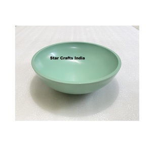 Bol à salade en résine blanche de qualité alimentaire pour la table, la vaisselle, la décoration de la maison, les desserts et les soupes. - Product Image 6
