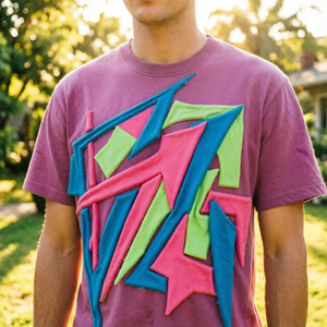 T-shirt pour homme en coton lourd à coupe classique, effet délavé vintage, séchage rapide - Product Image 3