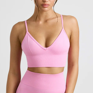 Sujetador Deportivo de Alta Sujeción para Mujer, Transpirable, para Yoga, Gimnasio, Ajustable, para Entrenamiento - Product Image 1