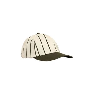 Gorra de Béisbol a Rayas Verde Oliva y Beige para Hombre, Visera Curva, Correa Ajustable, Gorra Deportiva Informal, Bordado de Logotipo Personalizado, Venta al Por Mayor OEM - Product Image 1