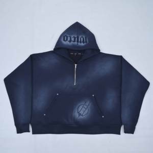 Ensemble de survêtement court en coton doux avec logo personnalisé de haute qualité, vêtements de sport haut de gamme, combo sweat-shirt et short - Product Image 2