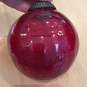 Élégante Décoration de Noël en Métal Rouge Ancien Style Moderne Faite à la Main, Boîte Suspendue, Père Noël, Ornement Cœur pour Fête - Product Image 5