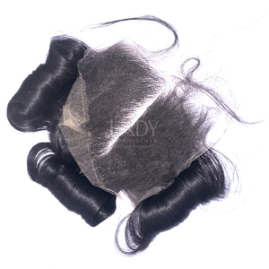 Lots de Cheveux Naturels de Haute Qualité, Couleur Vif, avec Frontal et Bundles pour la Confection de Perruques - Product Image 2