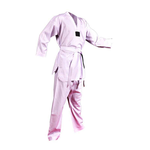 Uniforme de Taekwondo Blanco 100% Algodón Unisex para Adultos Transpirable de Corte Regular de una Pieza para Artes Marciales - Product Image 5