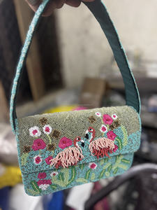 Dernières boucles d'oreilles à pampilles de style bohème indien faites à la main de conception occidentale avec trois couches en gros - Product Image 6