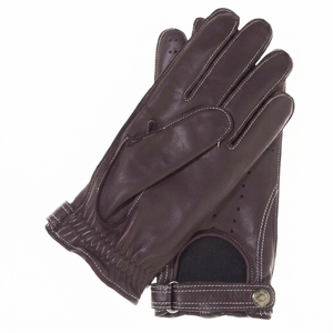 New Winter Leather Gloves for Men Touch Screen Warm Outdoor Wrist-Length Needle Detection Business Casual <b>Washed</b> - Product Image 1