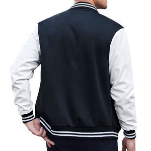 Service OEM ODM, vente en gros, veste varsity personnalisée avec logo pour hommes et vestes varsity unies à manches longues pour adultes et garçons - Product Image 6