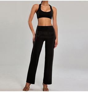 Conjunto Deportivo de Yoga de 2 Piezas de Secado Rápido, Alta Calidad, Sin Costuras, Transpirable y de Compresión, para Mujer - Product Image 4