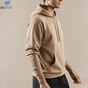 เสื้อฮู้ดดี้ผ้าฝ้ายหนาน้ำหนักมากสำหรับผู้ชาย ขายส่ง แบบไม่มีลาย สำหรับพิมพ์โลโก้ตามสั่ง บริการ OEM - Product Image 2