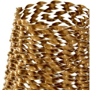 Elegante Florero de Metal para Mesa con Acabado de Lujo, Decoración Contemporánea para Sala de Estar y Oficina - Product Image 6