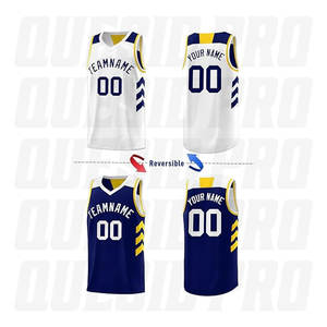 Vêtements de basketball 100% polyester, maillots de basketball pour hommes, uniformes respirants, vêtements de sport pour le basketball, t-shirts - Product Image 2