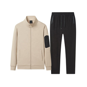 Ensemble de survêtement large pour homme OEM, ensemble de survêtement streetwear épais pour homme, logo personnalisé pour les marques, faible MOQ - Product Image 2