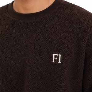 Textured Fleece Men's <b>Tracksuit</b> Set with Soft Cozy Sweatshirt Relaxed Joggers Fit Winter Warm Hoodies Streetwear Bulk OEM Orders - Product Image 5