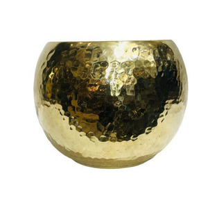 Compre un macetero decorativo de metal de primera calidad con un diseño de acabado premium para una elegante exhibición en jardines interiores y exteriores. - Product Image 4