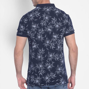 เสื้อโปโลผู้ชายผ้าฝ้าย 100% พิมพ์ลายสีสันหลากหลาย ทรงหลวม พิมพ์ลายเต็มตัว ขายดีที่สุด เสื้อยืดผู้ชายที่ดีที่สุด - Product Image 2