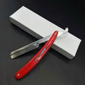 Rasoir de barbier personnalisé avec logo, lame en acier durable, manche en plastique, pour usage facial, avec fonction de sécurité, avec étiquette privée, rasoir pour le cou - Product Image 3
