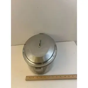 Casserole classique en acier inoxydable de qualité supérieure avec couvercle |   Corps antiadhésif durable pour tous les types de cuisinières et usage quotidien - Product Image 3