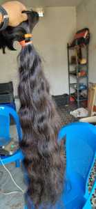 Extensiones de Cabello Humano Virgen Remy de la Mejor Calidad, Doble Trama, Puntas Gruesas, Textura Suave, para Salón Profesional, Disponibles para la Venta - Product Image 6