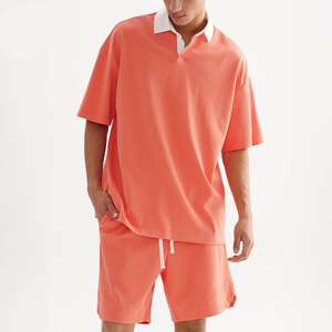 Tela de Waffle con Logotipo Personalizado al por Mayor, 100% Algodón, para Camisas, Casual, Transpirable, de Secado Rápido, Manga Corta, Servicio OEM para Hombre - Product Image 5