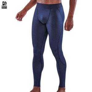 กางเกงเลกกิ้งผู้ชายแบบรัดรูปสั่งทำพร้อมโลโก้ขายส่ง-ผ้ายืดสแปนเด็กซ์/โพลีเอสเตอร์ แห้งเร็ว ระบายอากาศได้ดี สีสันตามสั่ง คุณภาพสูง - Product Image 3