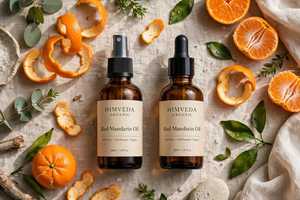 Aceite Esencial de Mandarina Roja Orgánico HIMVEDA 100% Puro Destilado al Vapor, Aroma Fresco y Mentolado, Hidratante, Aromaterapia, Para Todo Tipo de Piel - Product Image 2