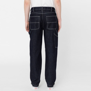 Construction durable, coupe confortable, usage quotidien, pantalon en denim pour homme OEM, tissu en denim délavé, pantalon décontracté, texture douce - Product Image 1