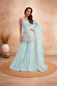 Traje Palazzo Tradicional Bordado, Perfecto para Festivales, Fiestas y Eventos. Compre Directamente del Proveedor - Product Image 2