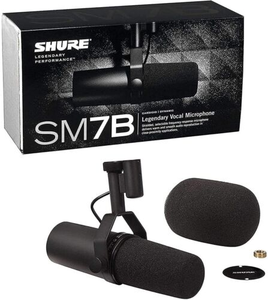 Dynamic Vocal <b>Microphone</b> Broadcast Recording Mic With Stand Foam Cover for <b>Studio</b> Podcast Interview - Product Image 1
