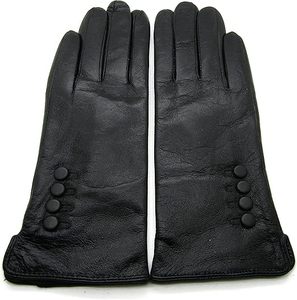 Womens Genuine Soft Leather <b>Gloves</b> Fully Fleece Lined Winter Warm - Product Image 1