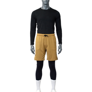 Customized Sporty High Street Men's Awrah Shorts Muslim Mid-Knee Casual Sunnah <b>Islamic</b> <b>Canvas</b> 100% Polyester Quick Dry - Product Image 1