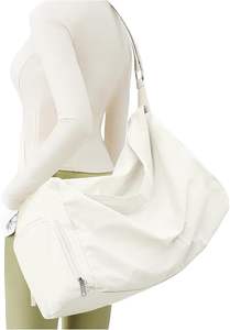 Sac de sport en tissu empilable écologique EOB avec compartiment à chaussures, grande capacité, sac de sport pour femmes, voyage - Product Image 3