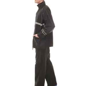 Chaqueta Impermeable Reflectante Negra para Hombre, de Poliéster, para Senderismo, Camping y Uso Casual al Aire Libre - Product Image 2