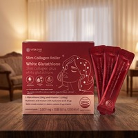 VITASUB Ekstrak Tomat Putih Pencerah Kolagen Label Pribadi Glutathione Bersertifikat GMP Suplemen Diet Rendah Gula Bentuk Stick