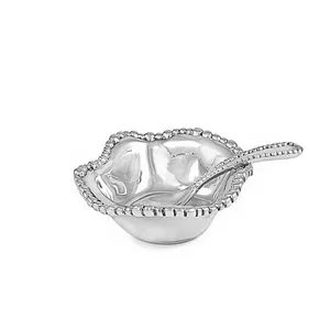 Bol en métal martelé fait main de qualité supérieure, bol décoratif de luxe pour servir les fruits, pour la décoration moderne de la maison, céramique vintage en porcelaine fine - Product Image 1