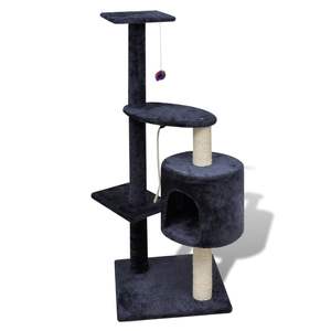 Scratching albero 45 \ "blu scuro con 1 condominio mobili per gatti Premium - Product Image 3