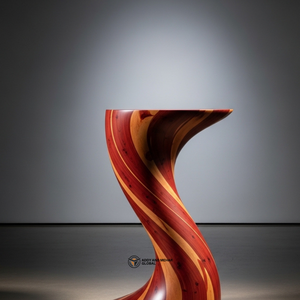 เก้าอี้ไม้ตกแต่งสไตล์โมเดิร์นระดับพรีเมียม – โต๊ะข้างทรงประติมากรรมสุดพิเศษสำหรับตกแต่งบ้านและโรงแรม - Product Image 4