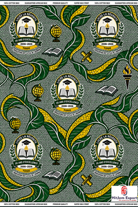 Custom African Wax Print Fabric Manufacturer School Anniversary Convention Uniform Celebration Textile Supplier OEM - Product Image 5