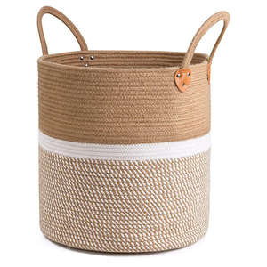 Cesta Artesanal de Yute Natural – Cesta de Almacenamiento Ecológica para Decoración del Hogar y Organización, Venta al por Mayor - Product Image 6