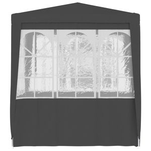Tenda Professionale Antracite 6.6 X 6.6 per Matrimoni e Feste con Pareti Laterali 0.3 Oz/ft2 - Product Image 4