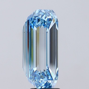 Diamant ovale élégant, bleu vif, certifié IGI, clarté VS1, taille excellente, CVD, diamant cultivé en laboratoire, pour la création de bijoux. - Product Image 3