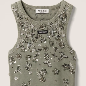 Floral seed beads beaded embroidery tank <b>top</b> women Ethnic style seed bead embroidery tank <b>top</b> design - Product Image 1