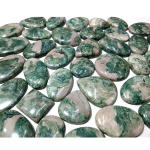 Piedra Preciosa Natural Verde Mariposite al por Mayor, Cuarzo Mica Cromado Pulido en Cabujón - Product Image 6